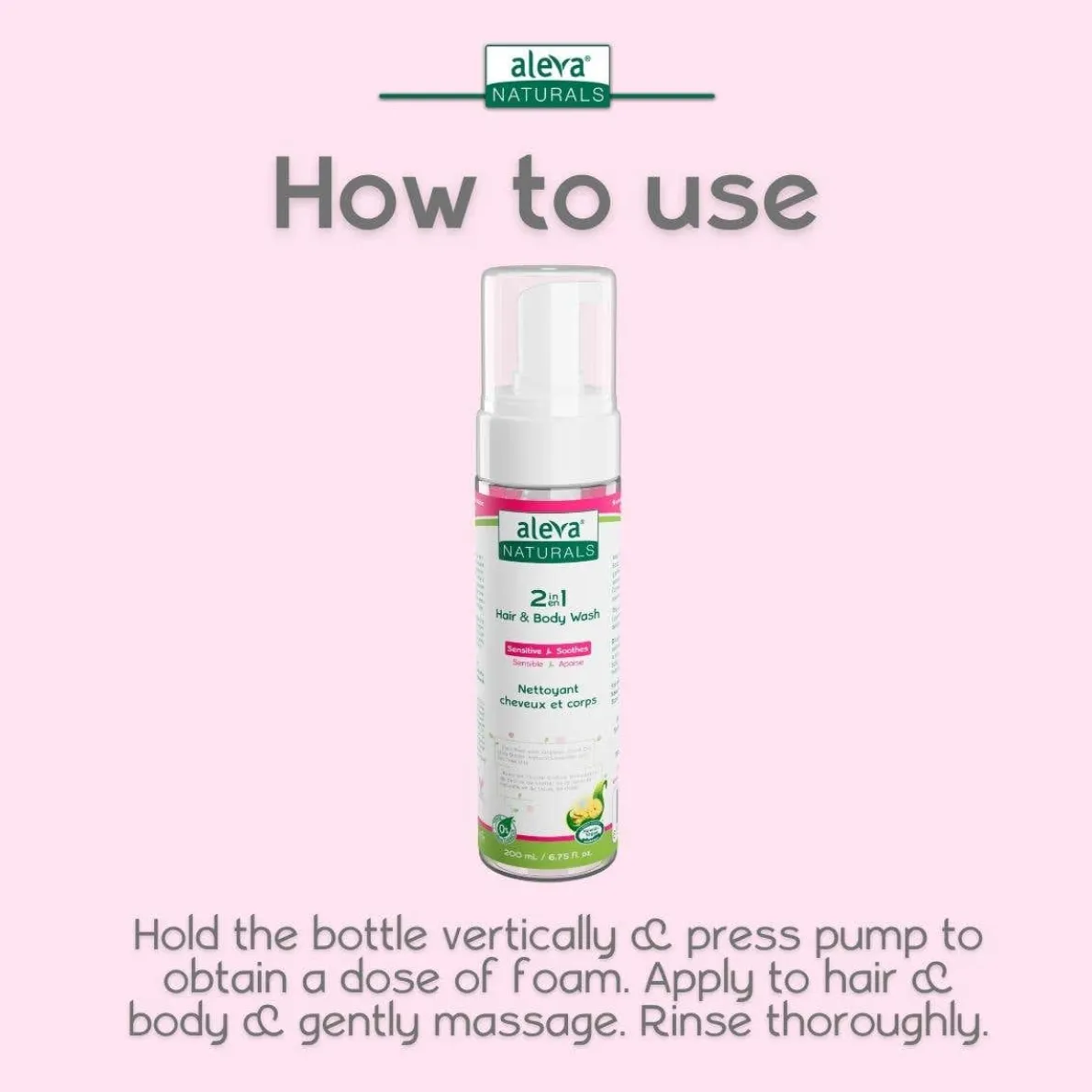 2 in 1 Hair & Body Wash (200 mL)