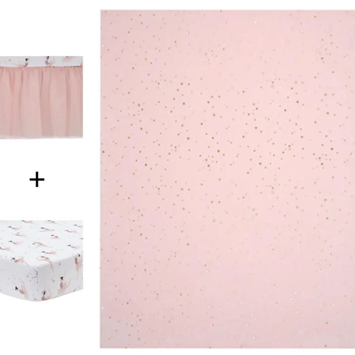 Ballerina Baby 3 Piece Crib Set