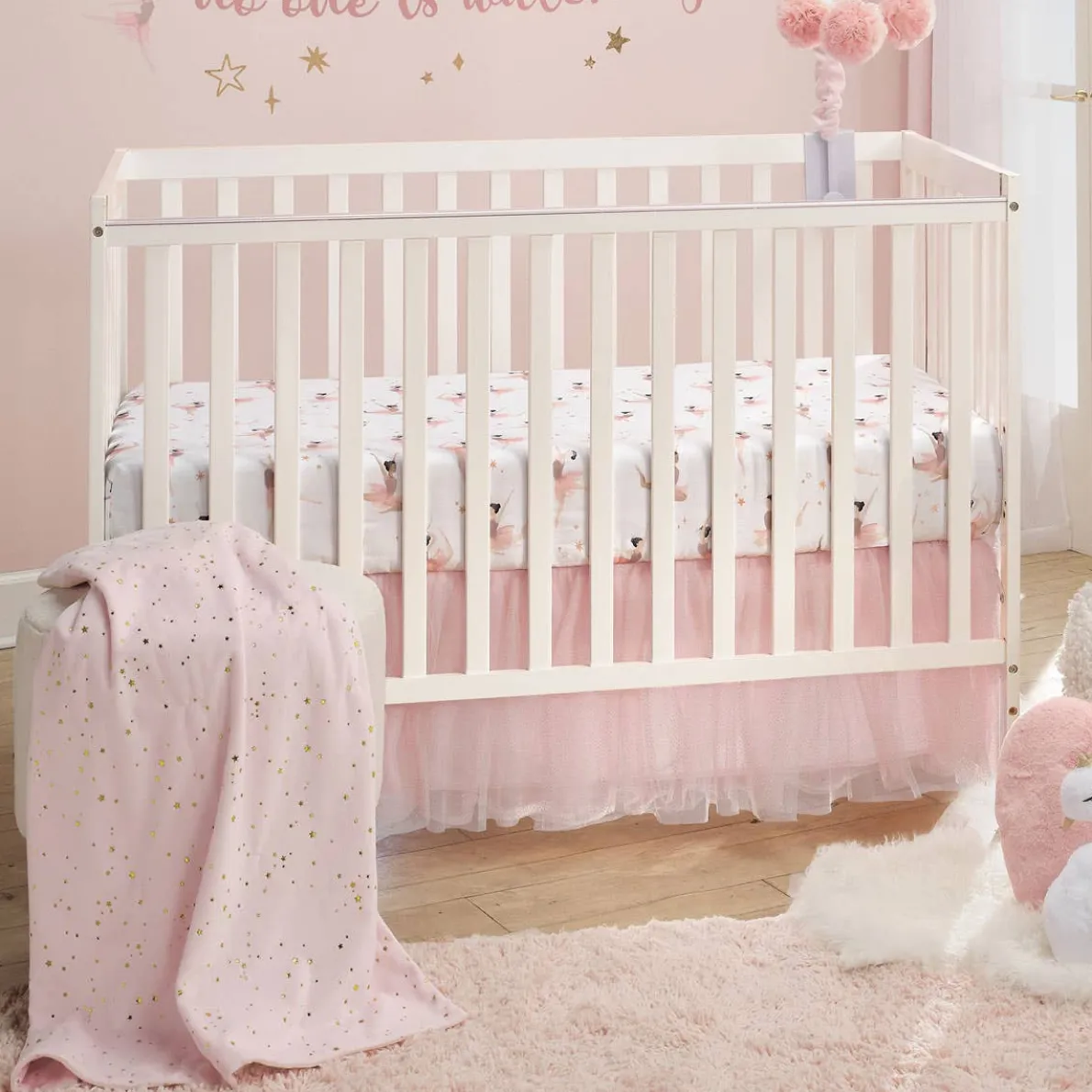 Ballerina Baby Crib Sheet