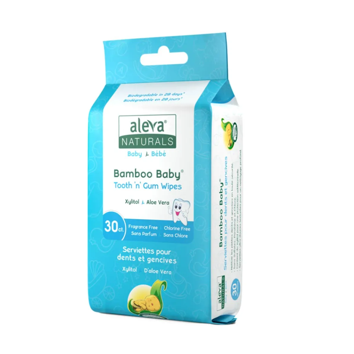 Bamboo Tooth & Gum Wipes (30ct)