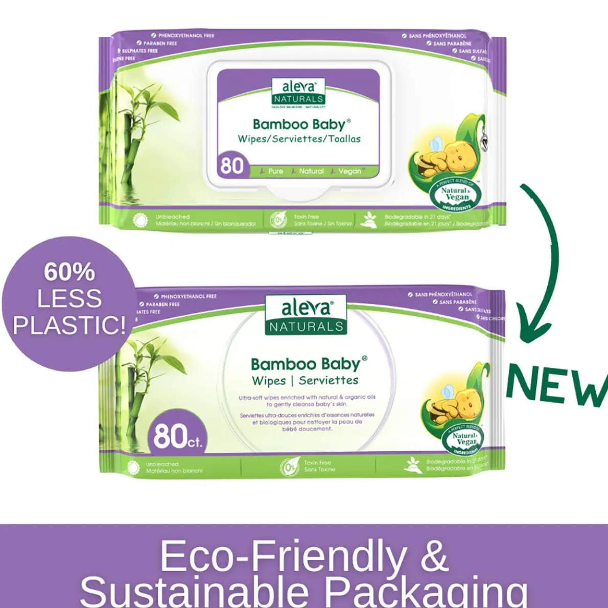 Bamboo Wipes (80ct)