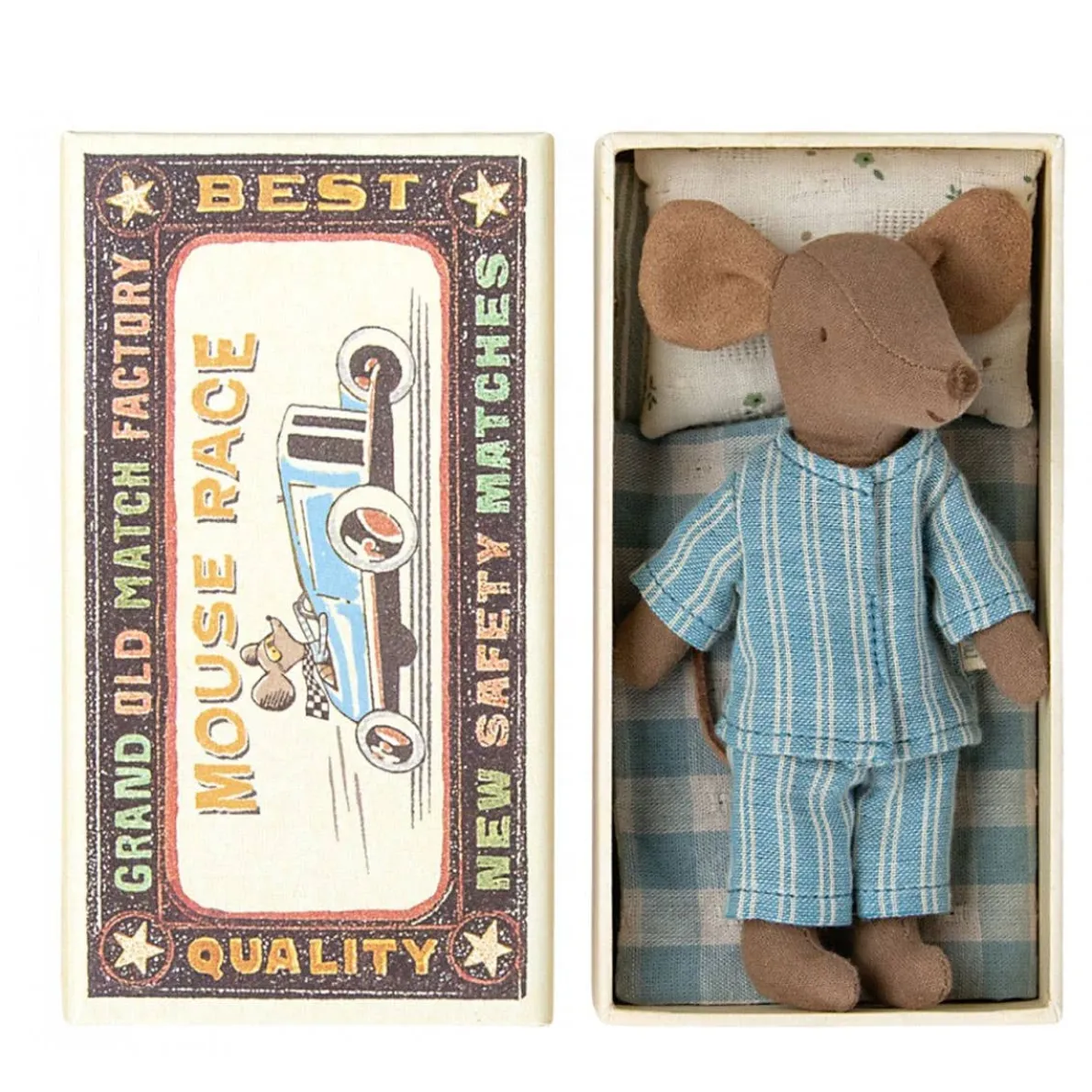 Big Brother Mouse in Matchbox (Blue PJ)