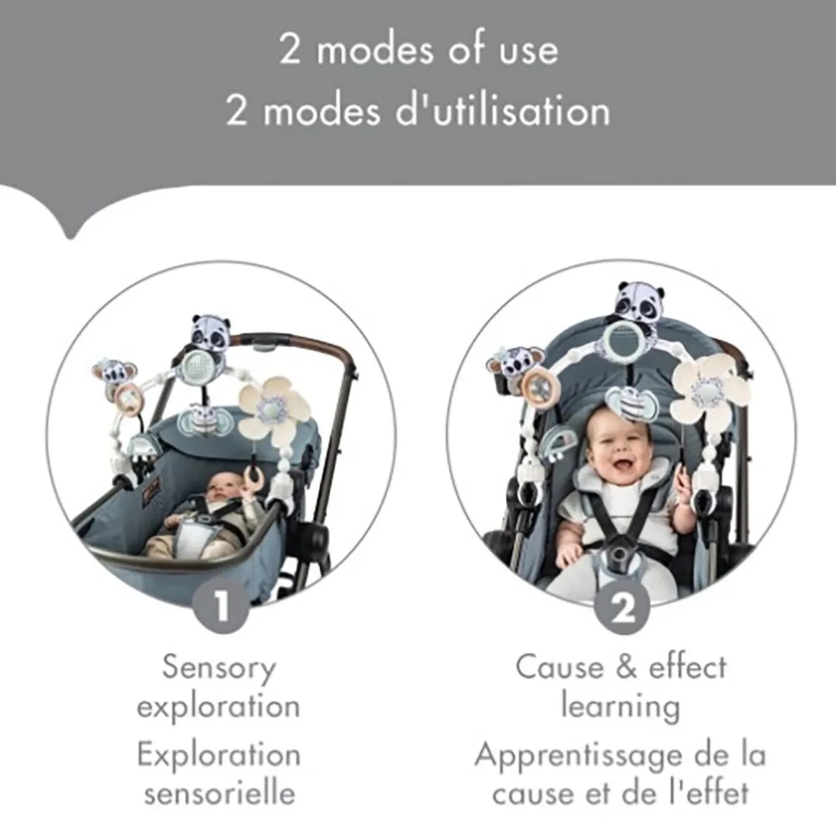 Black & White Decor Stroller Arch