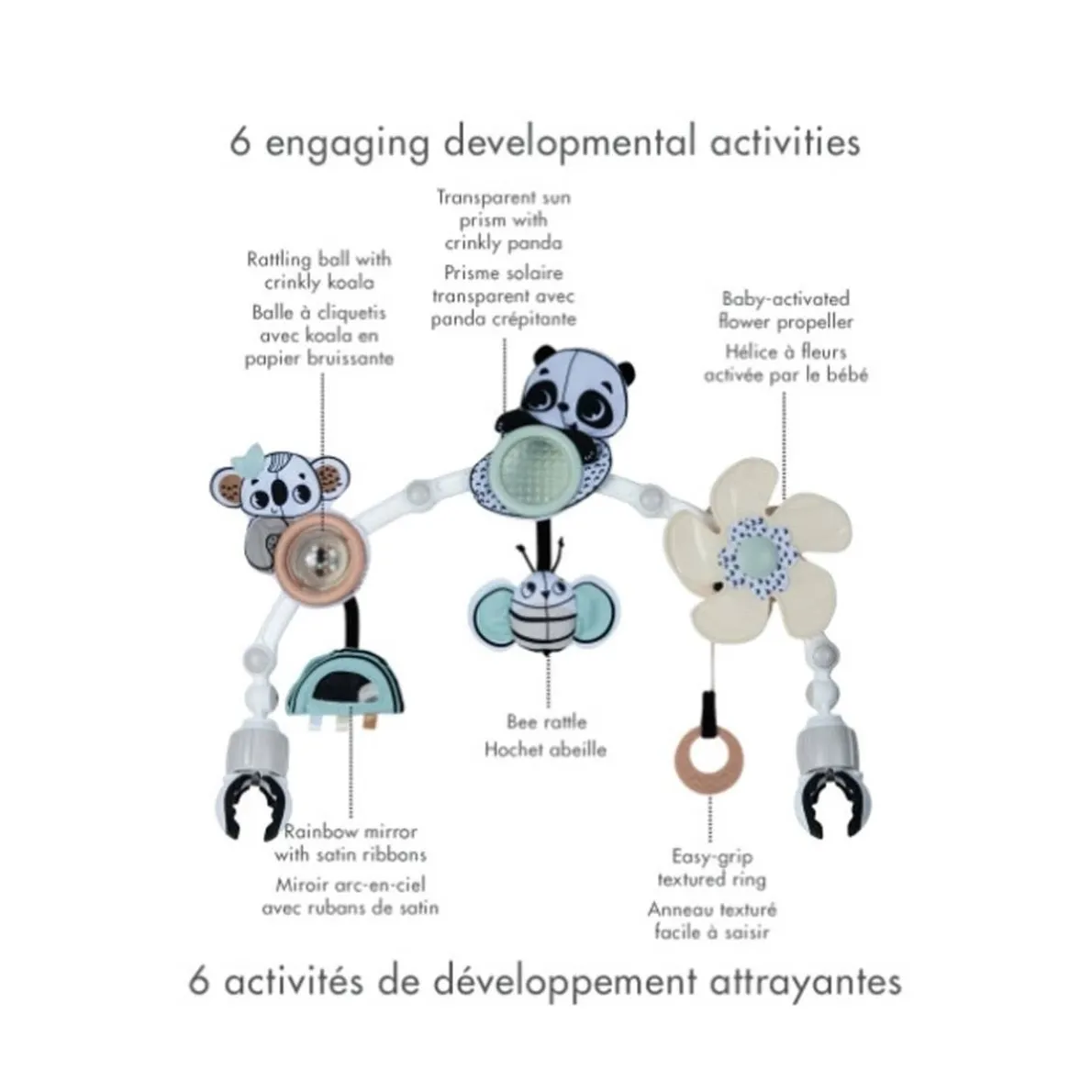 Black & White Decor Stroller Arch