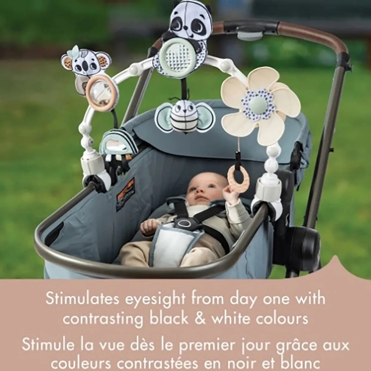 Black & White Decor Stroller Arch