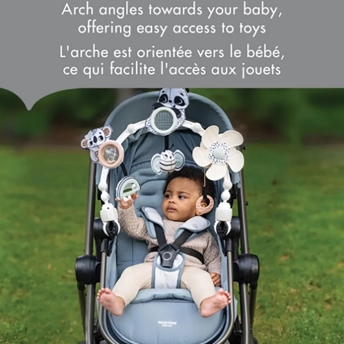 Black & White Decor Stroller Arch