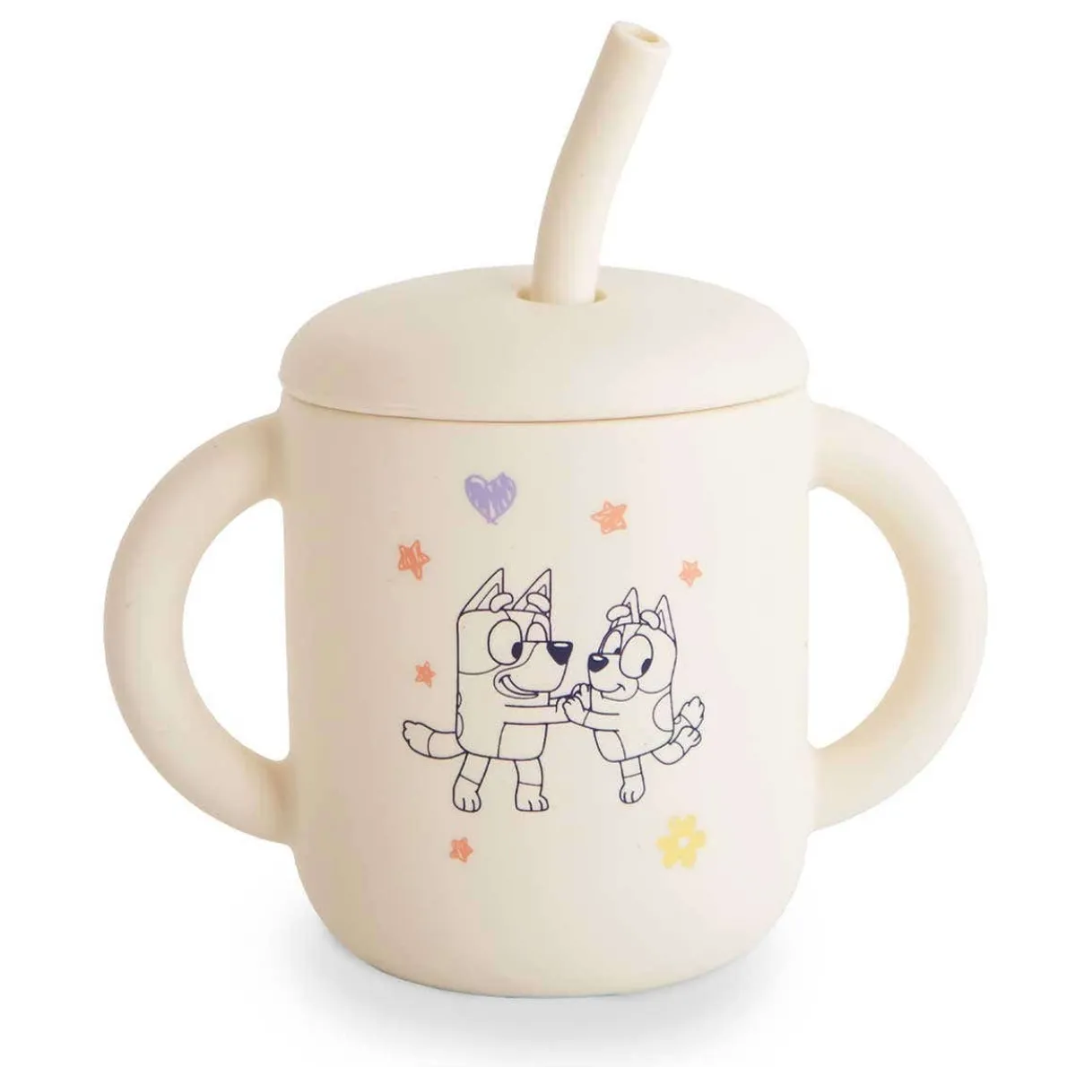 Bluey Silicone Straw Cup