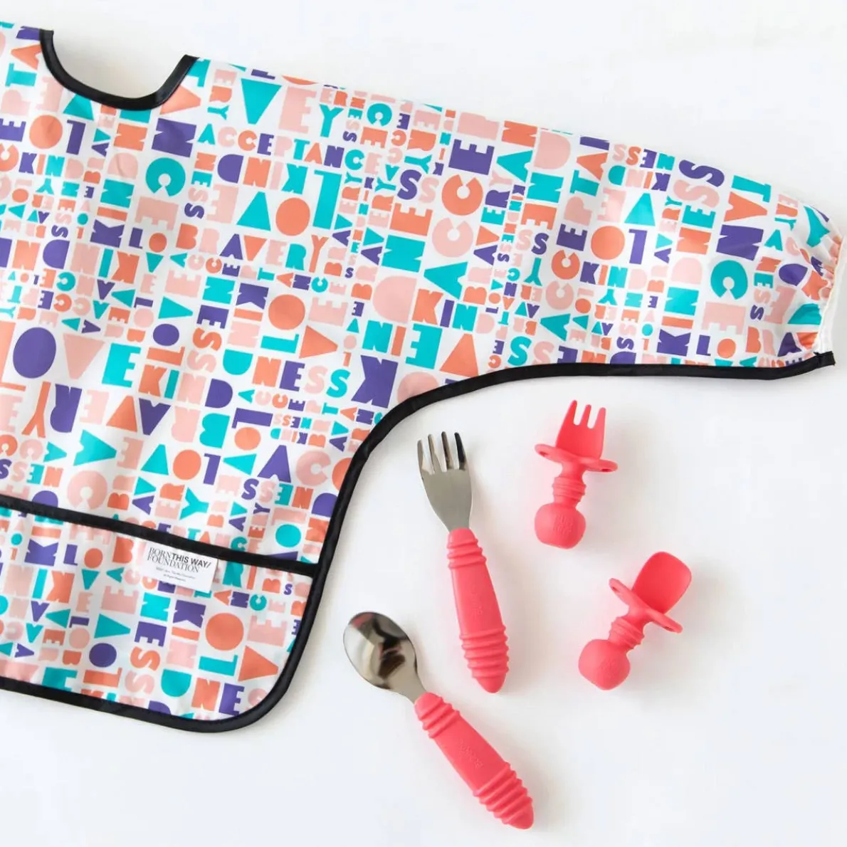 Born This Way Foundation Sleeved Bib