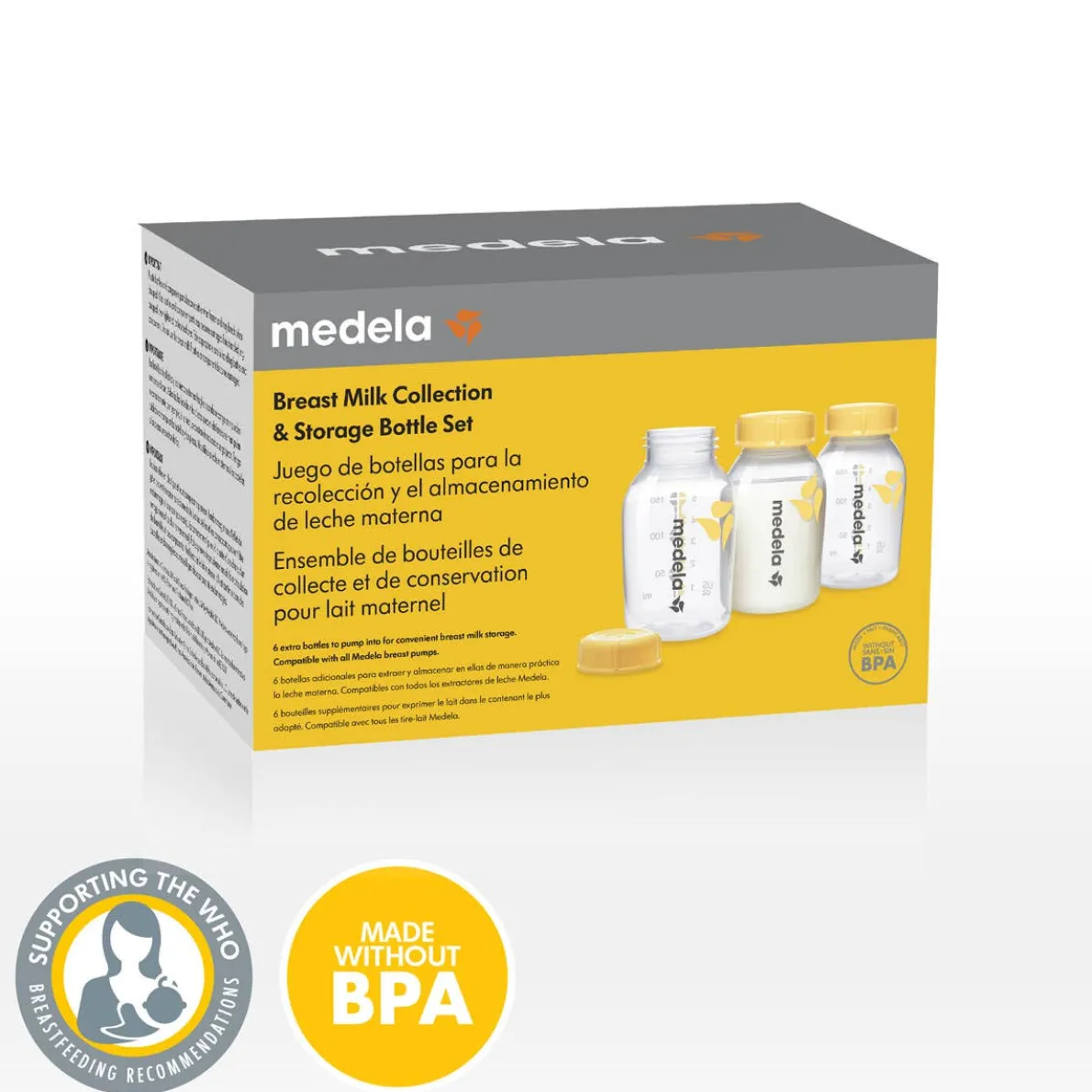 Breast Milk Collection & Storage Set 6 Pack (150 mL)