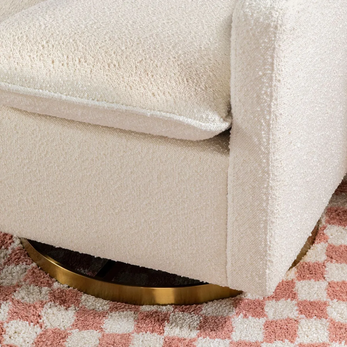 Cali Boucle Pillowback Glider