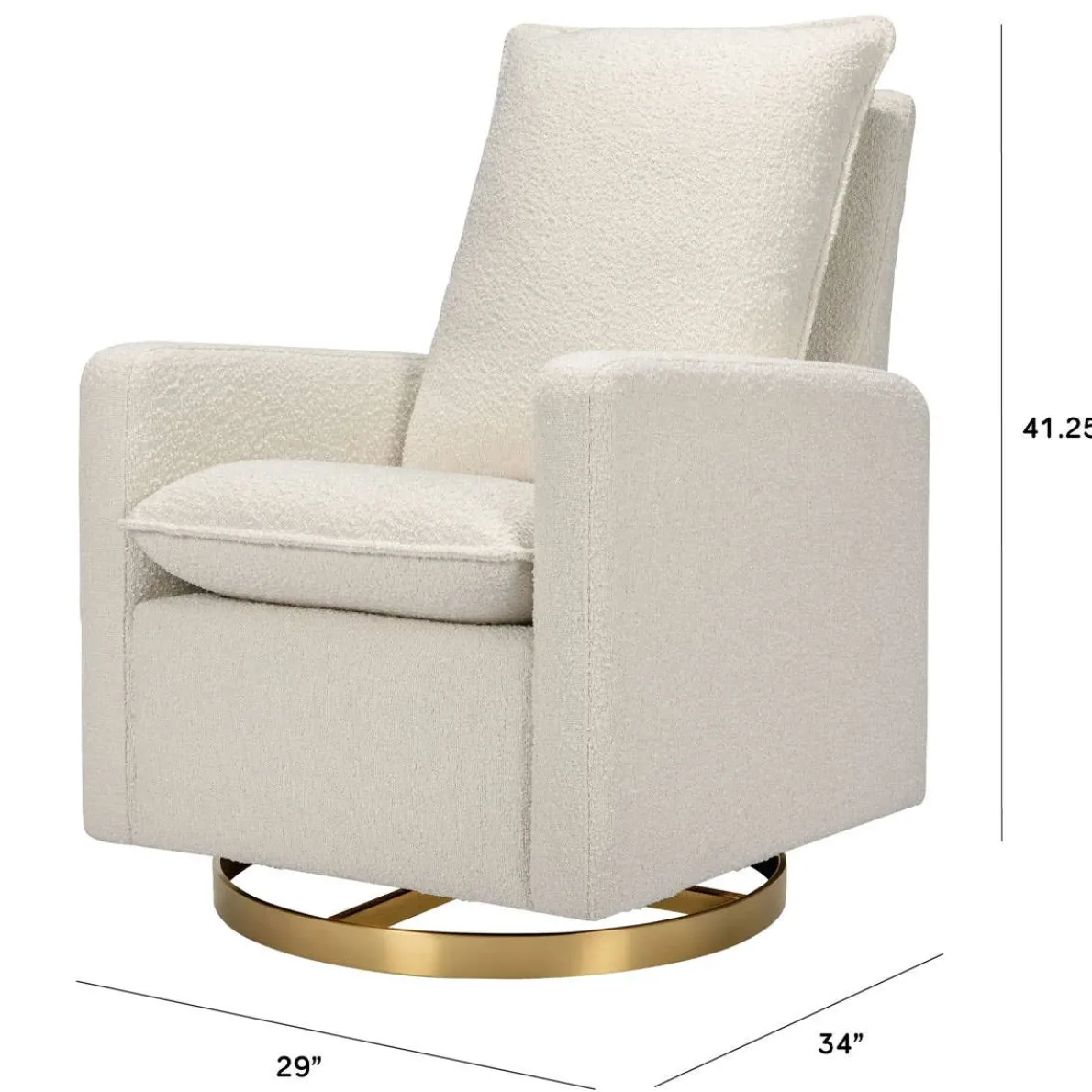 Cali Boucle Pillowback Glider