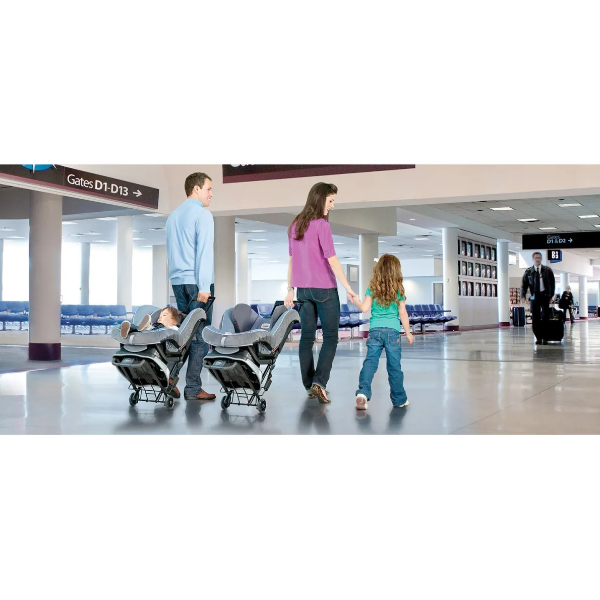 Car Seat Travel Cart