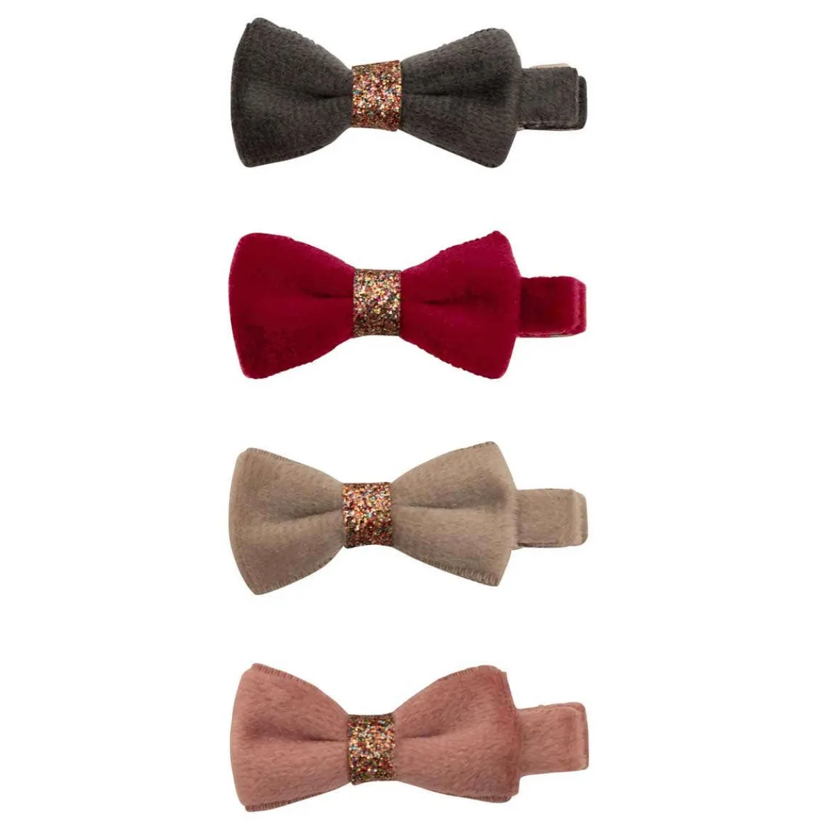 Christmas Velvet Bow Clips