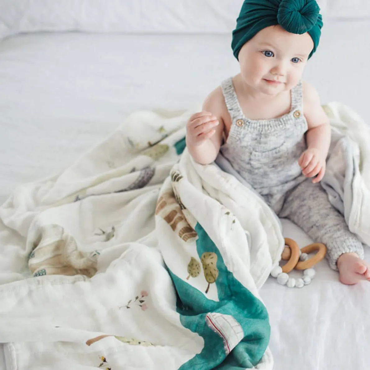 City Muslin Quilt Blanket