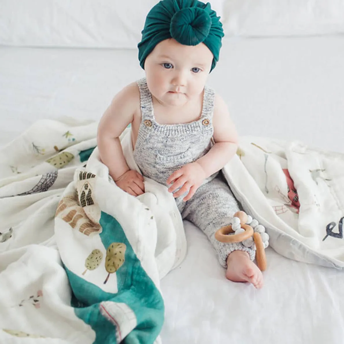 City Muslin Quilt Blanket