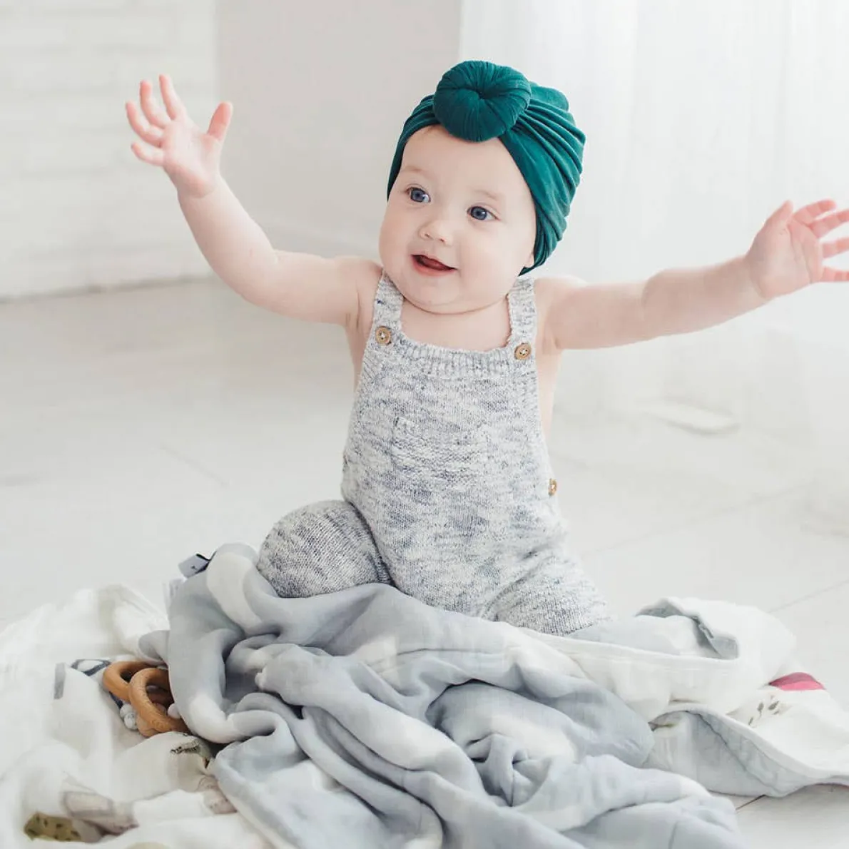 City Muslin Quilt Blanket