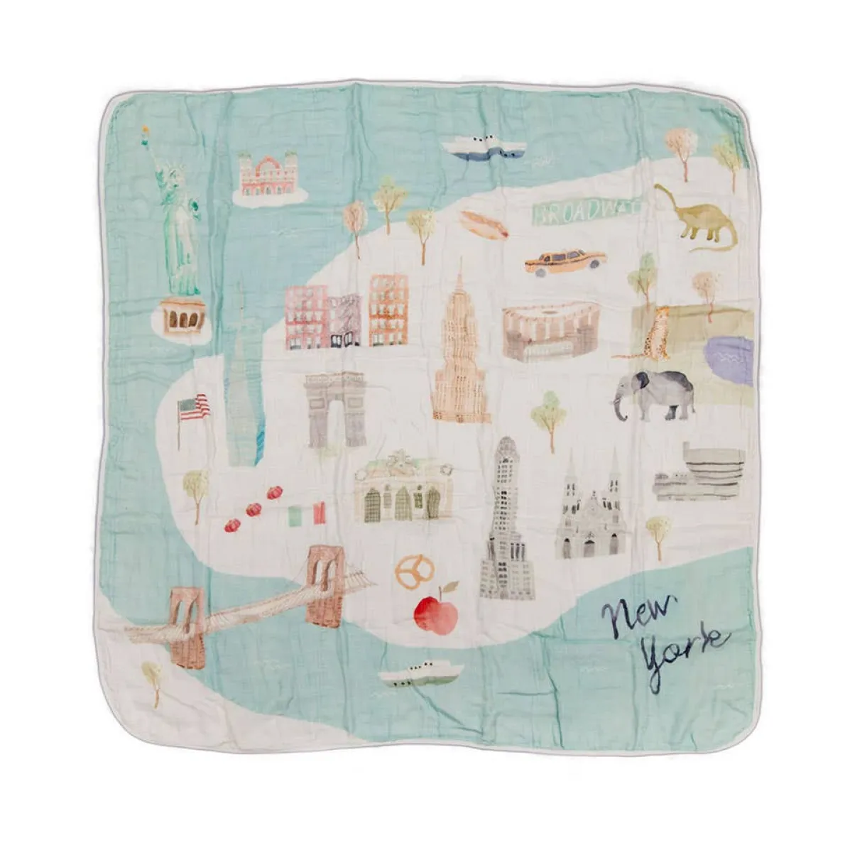 City Muslin Quilt Blanket