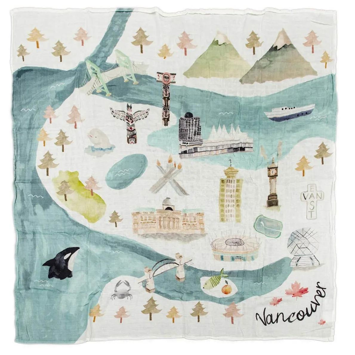 City Swaddle Blanket