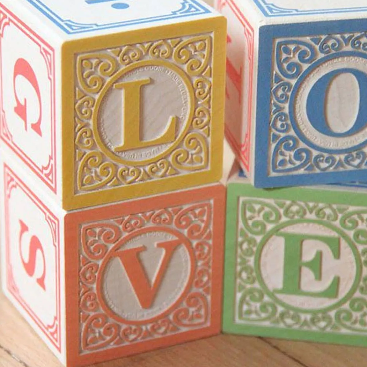 Classic ABC Blocks with Canvas Bag
