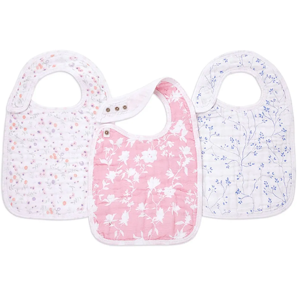 Classic Snap Bibs (3 Pack)