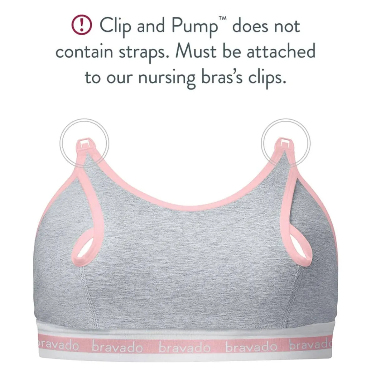Clip & Pump Nursing Bra Accessory