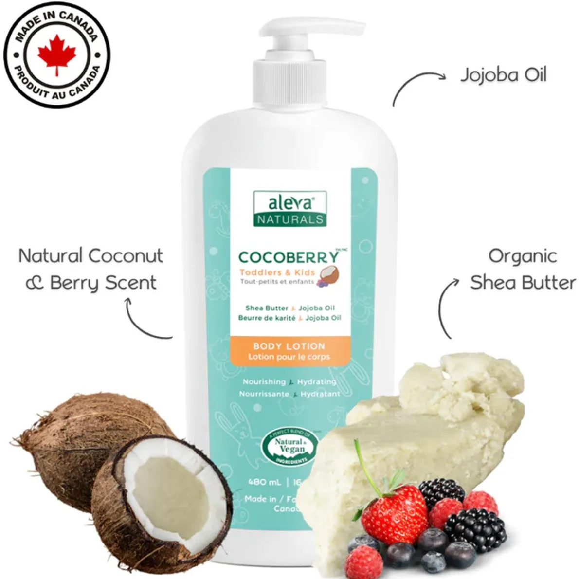 Cocoberry Toddler & Kids Lotion (480 mL)