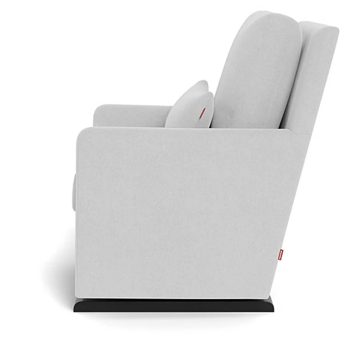 Como Glider - Fabric with Espresso Base