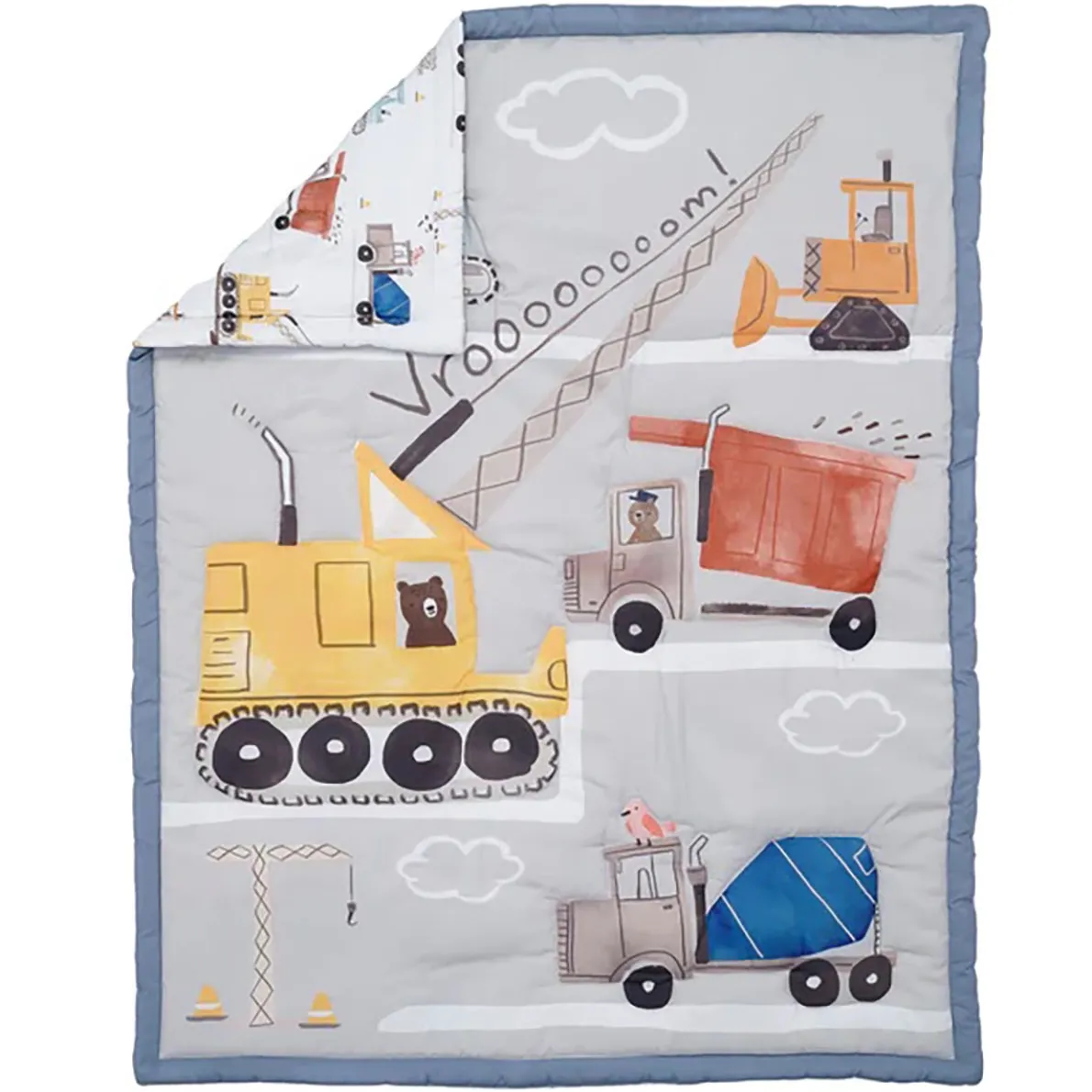 Construction Zone 3 Piece Crib Set