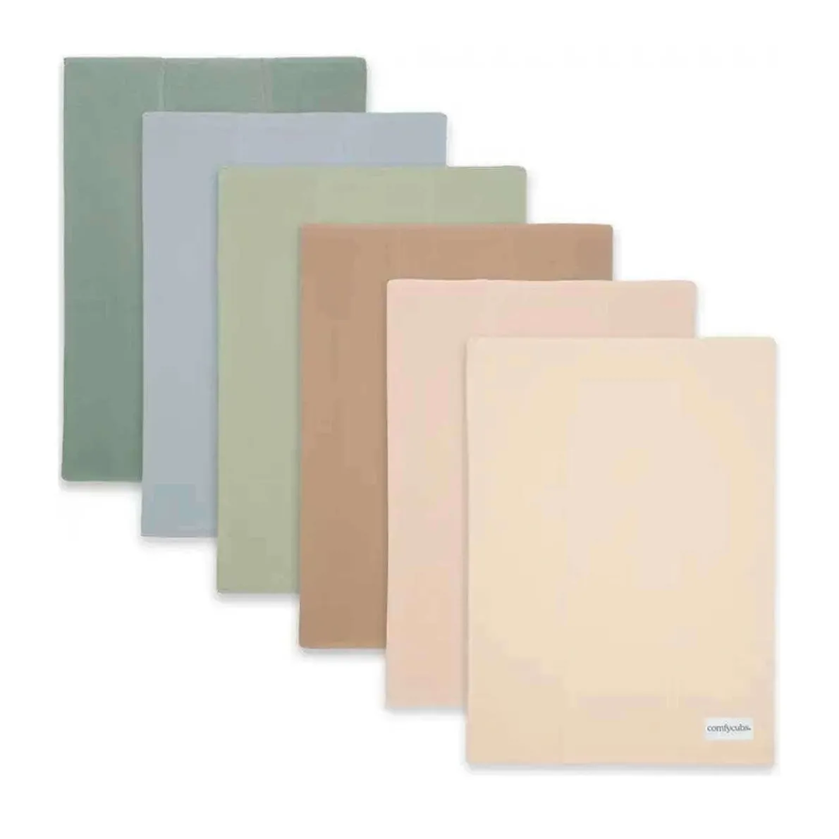 Cotton Burp Cloths (6 Pack)