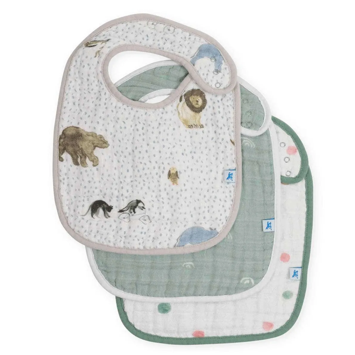 Cotton Muslin Classic Bib (3 Pack)