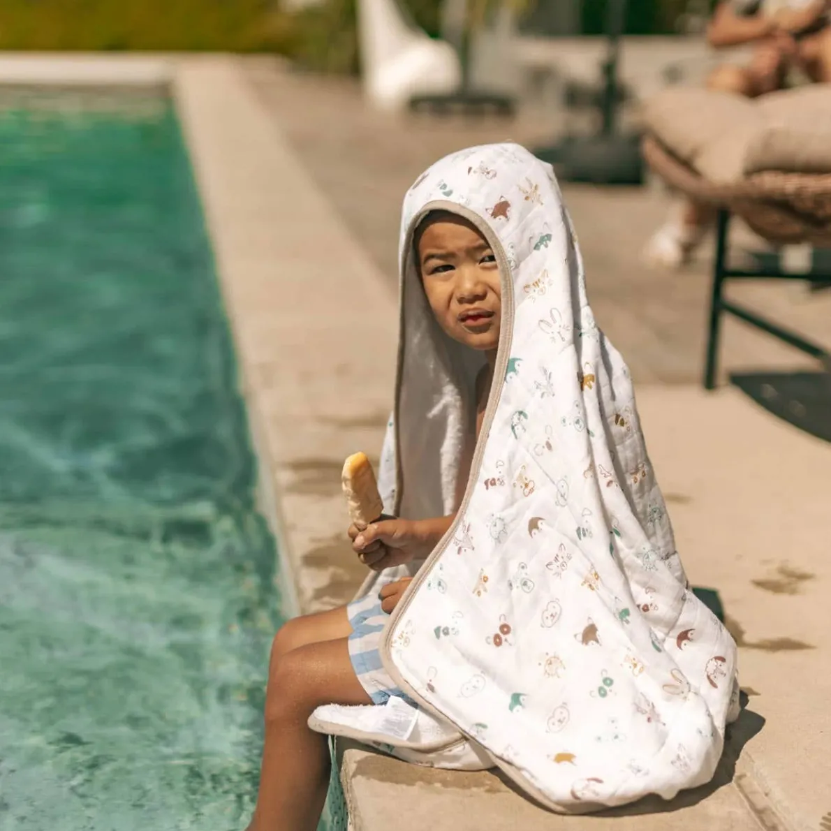 Cotton Toddler Hooded Towel