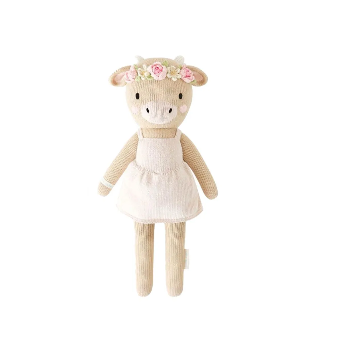 Cow Mini Knit Doll