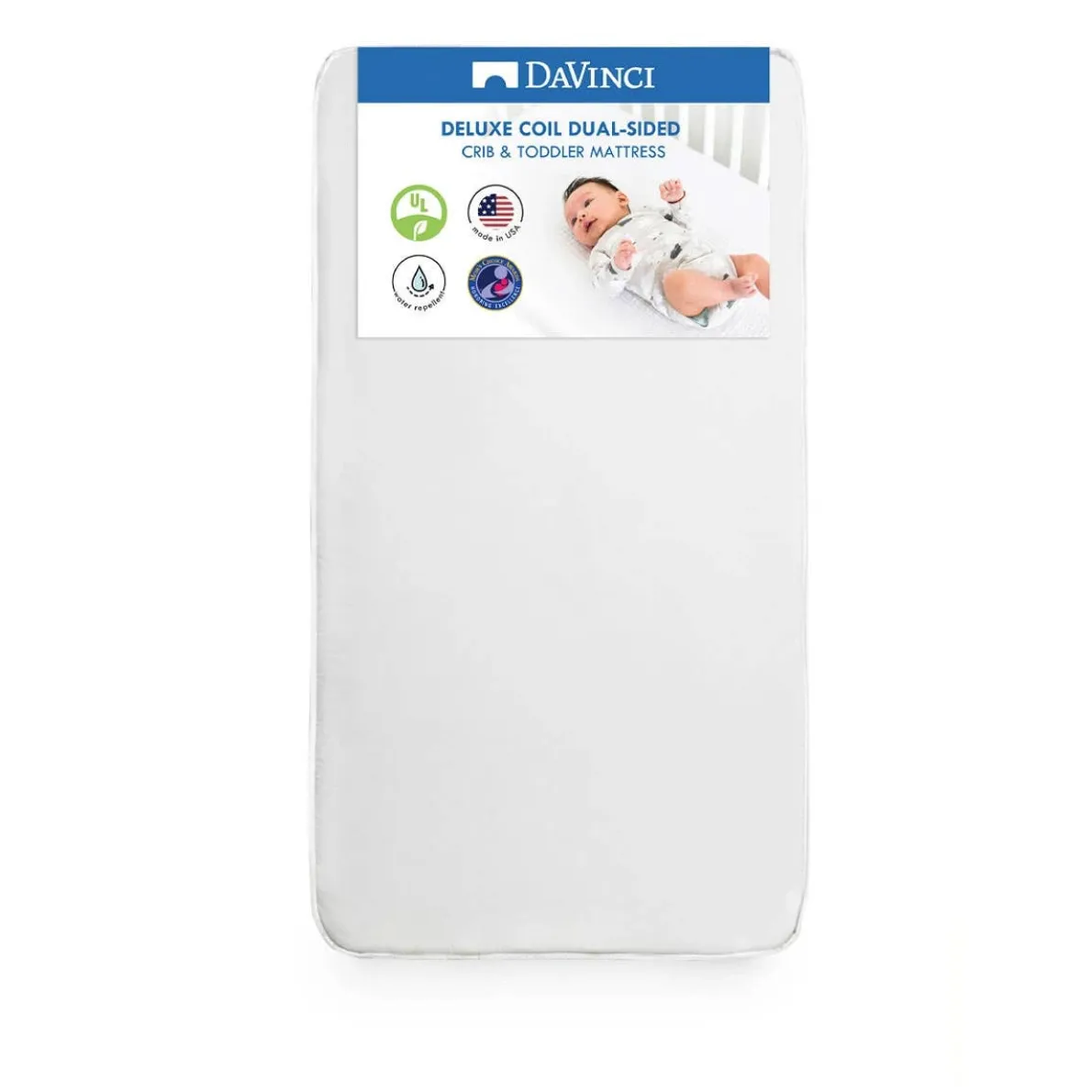 Deluxe Coil Dual-Sided Crib & Toddler Mattress