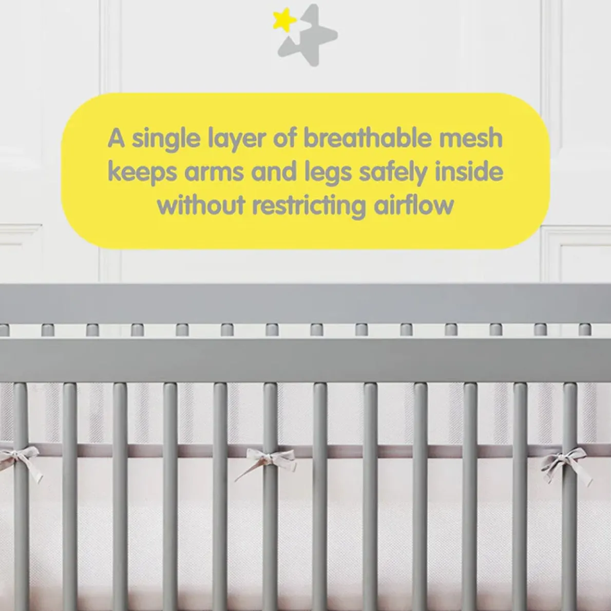 Deluxe Mesh Crib Liner