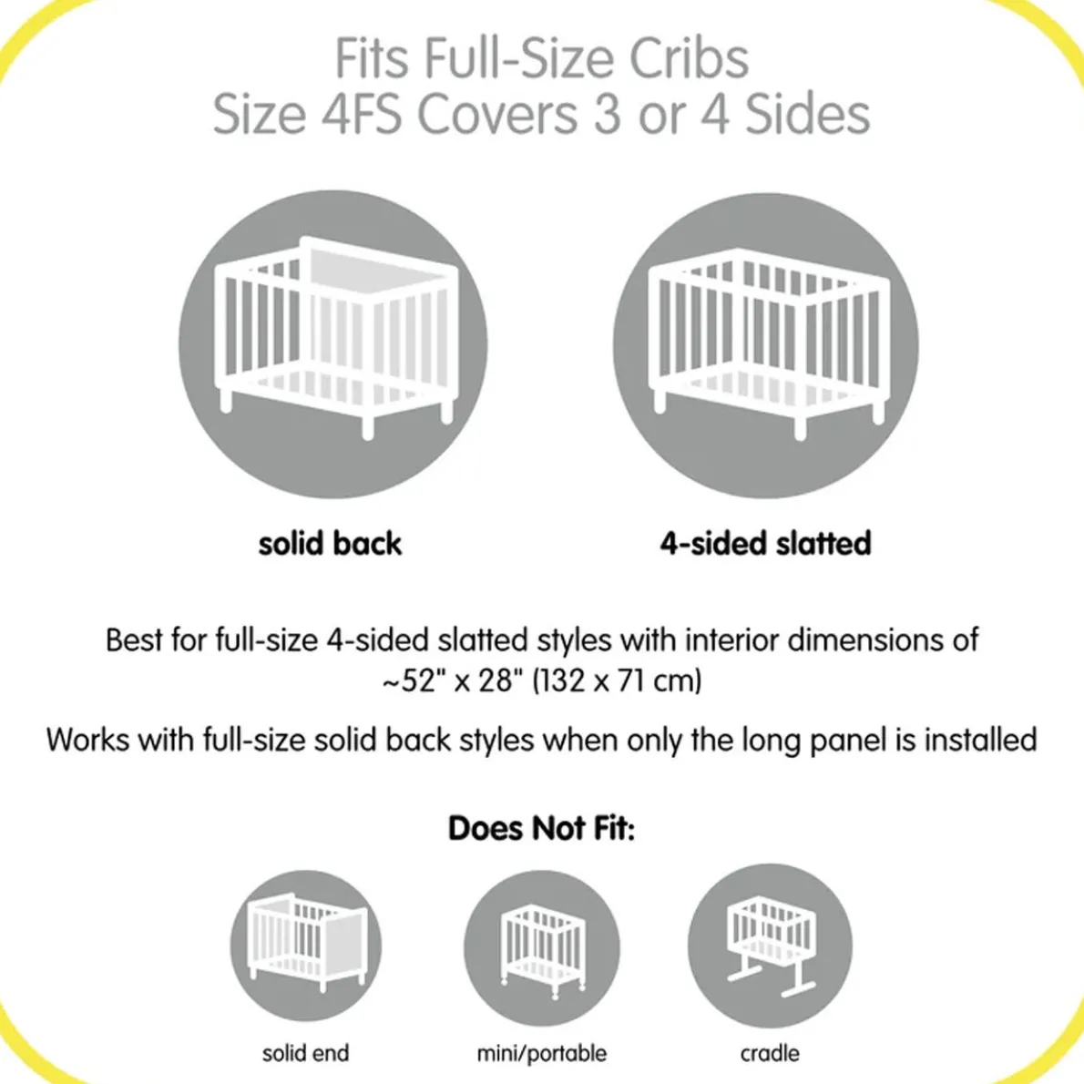 Deluxe Mesh Crib Liner