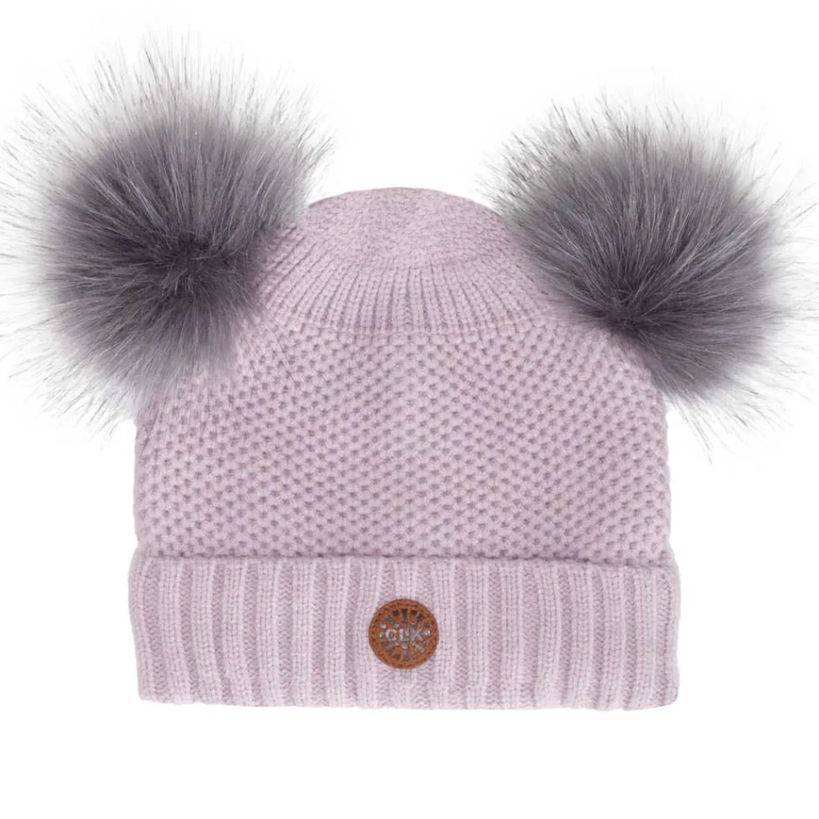 Double Pom Knit Hat