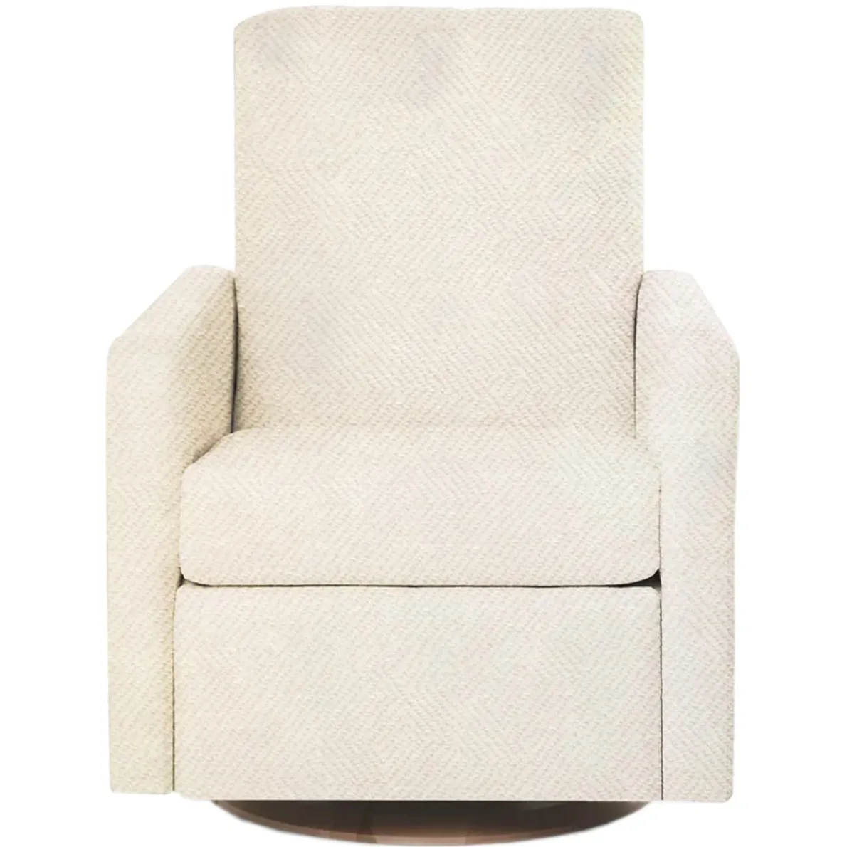 Drew Swivel Glider with Power Recline Wood Base (Grade A)
