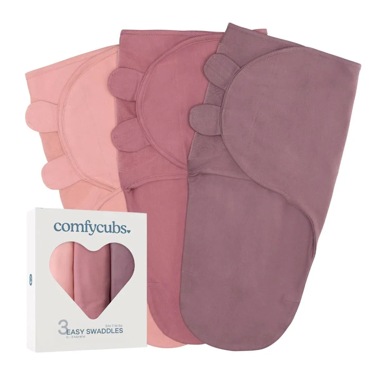 Easy Swaddles (3 Pack)