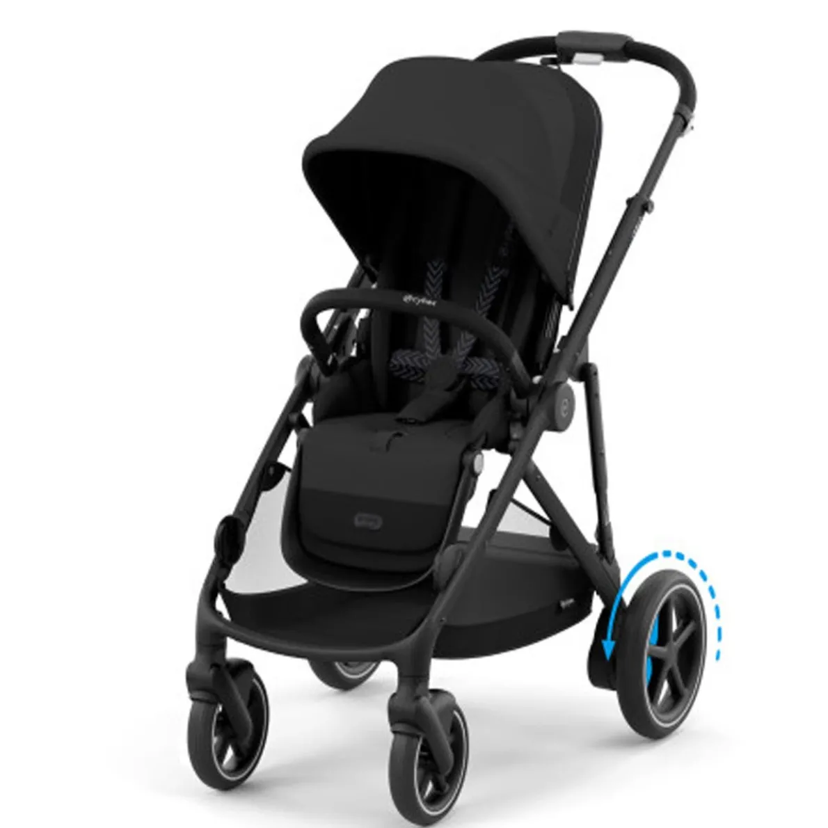 e-Gazelle S Stroller - Black/Moon Black