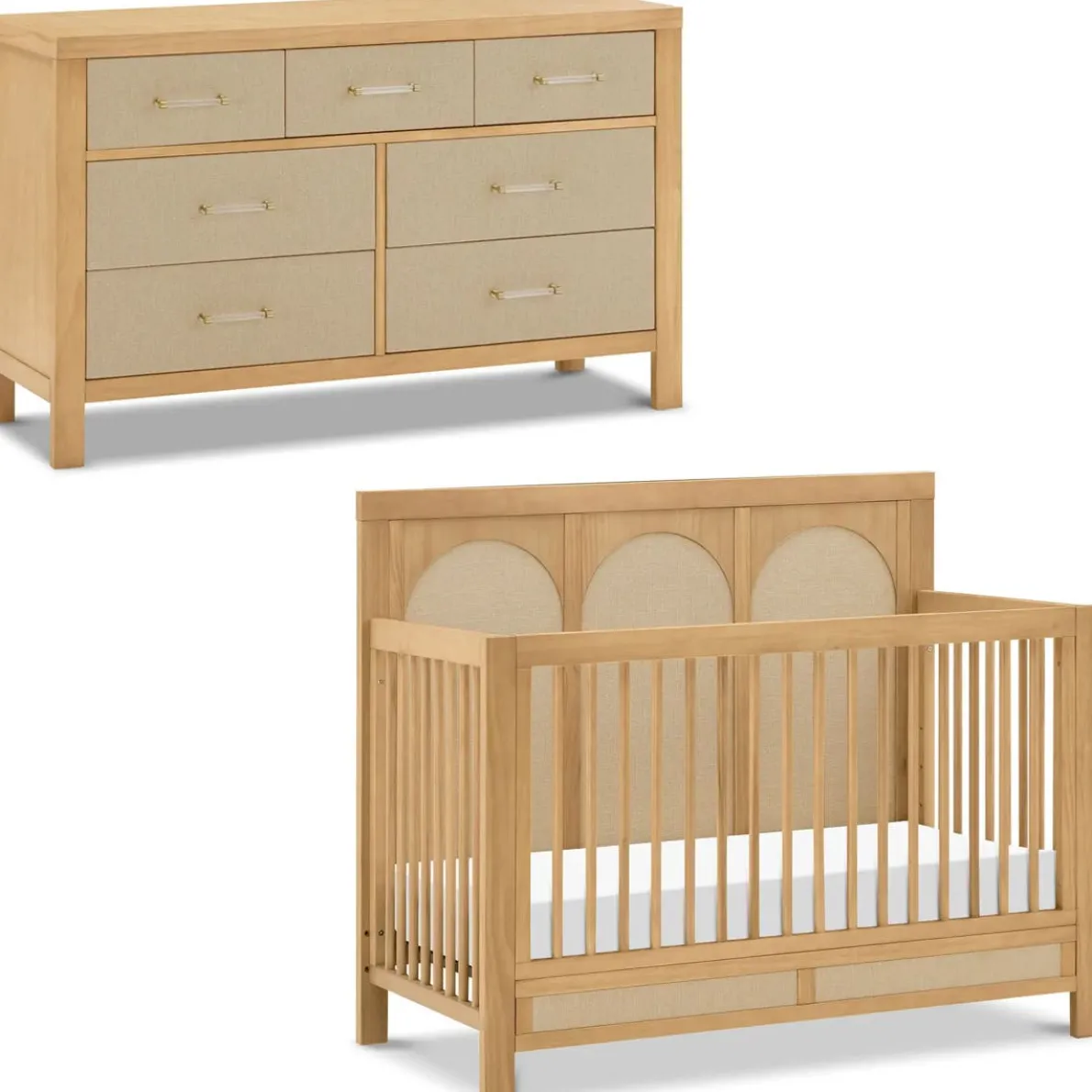 Eloise 4-in-1 Crib + Eloise 7 Drawer Dresser