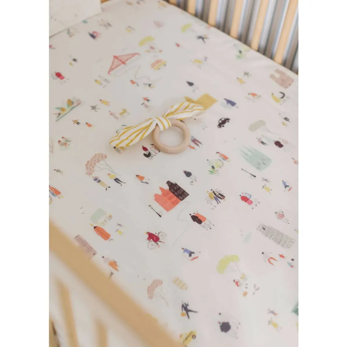 Explore the World Crib Sheet