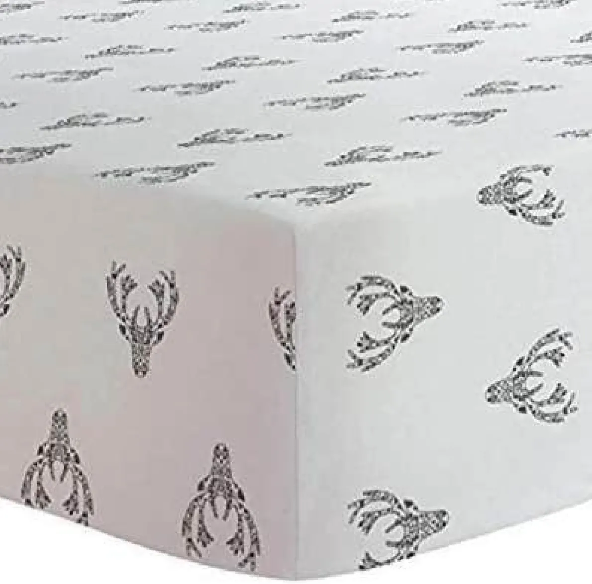 Fitted Crib Sheet Flannel (Print)