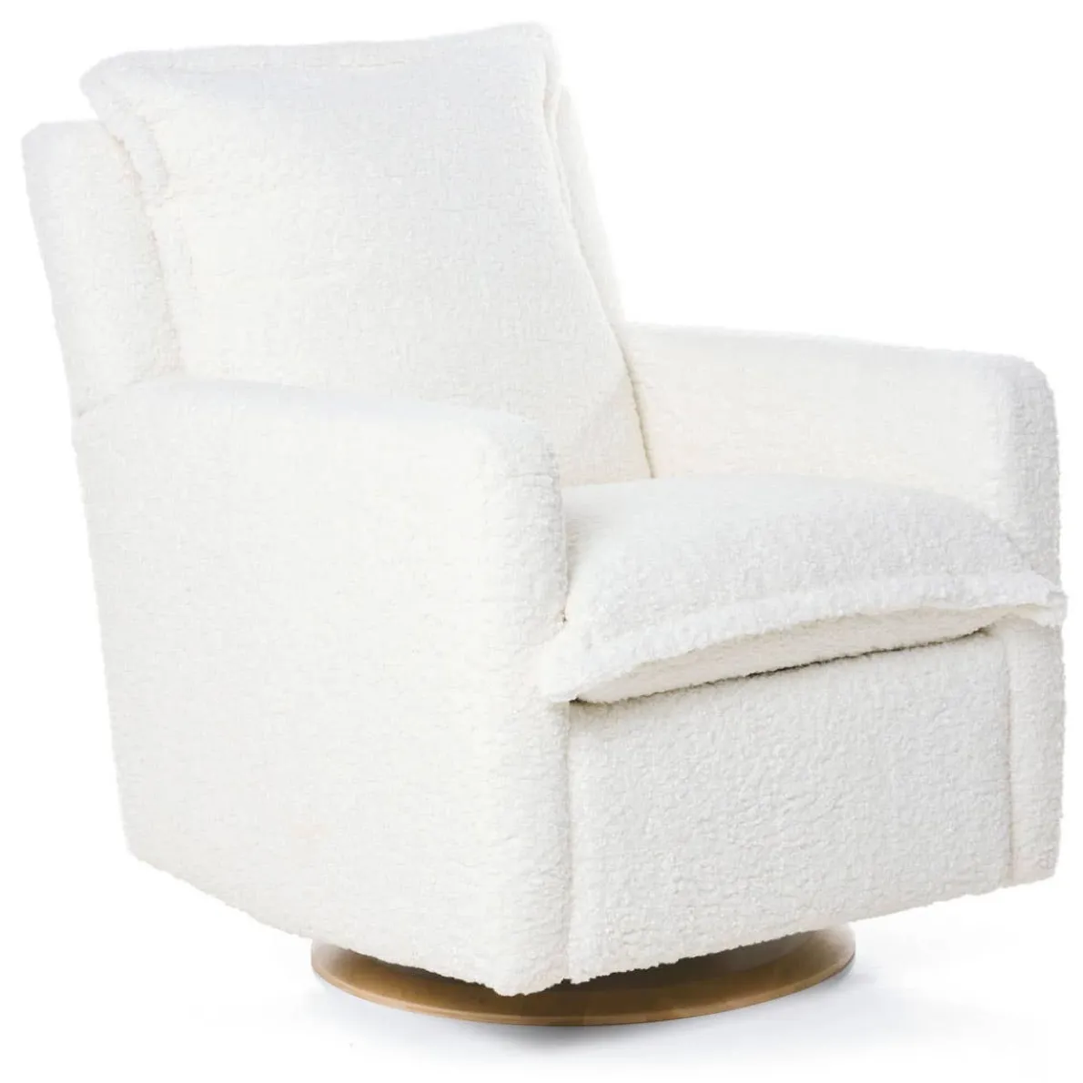 Flynn Recliner Swivel Glider with Wood Base