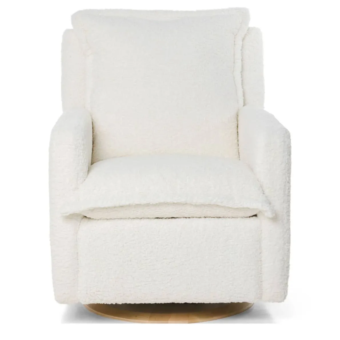 Flynn Recliner Swivel Glider with Wood Base