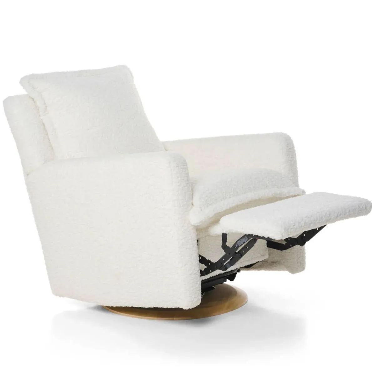 Flynn Recliner Swivel Glider with Wood Base