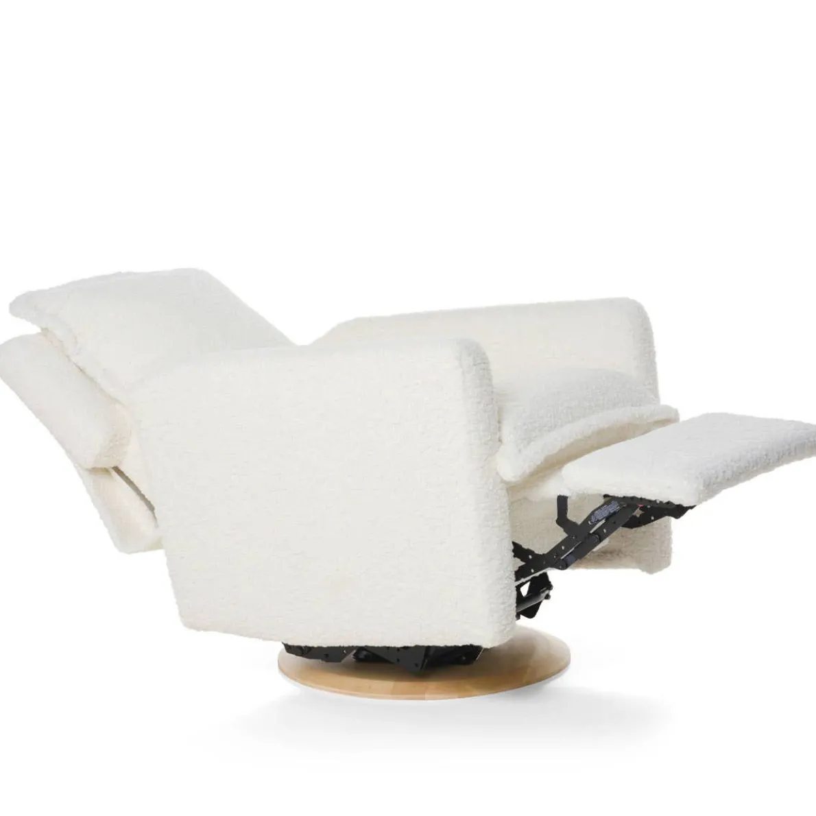 Flynn Recliner Swivel Glider with Wood Base