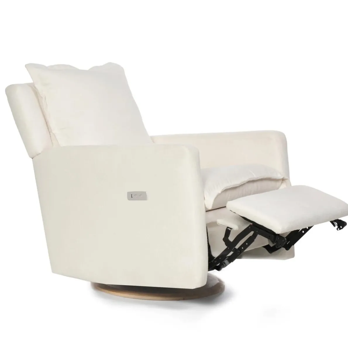 Flynn Swivel Glider with Power Recline Wood Base (Grade C)