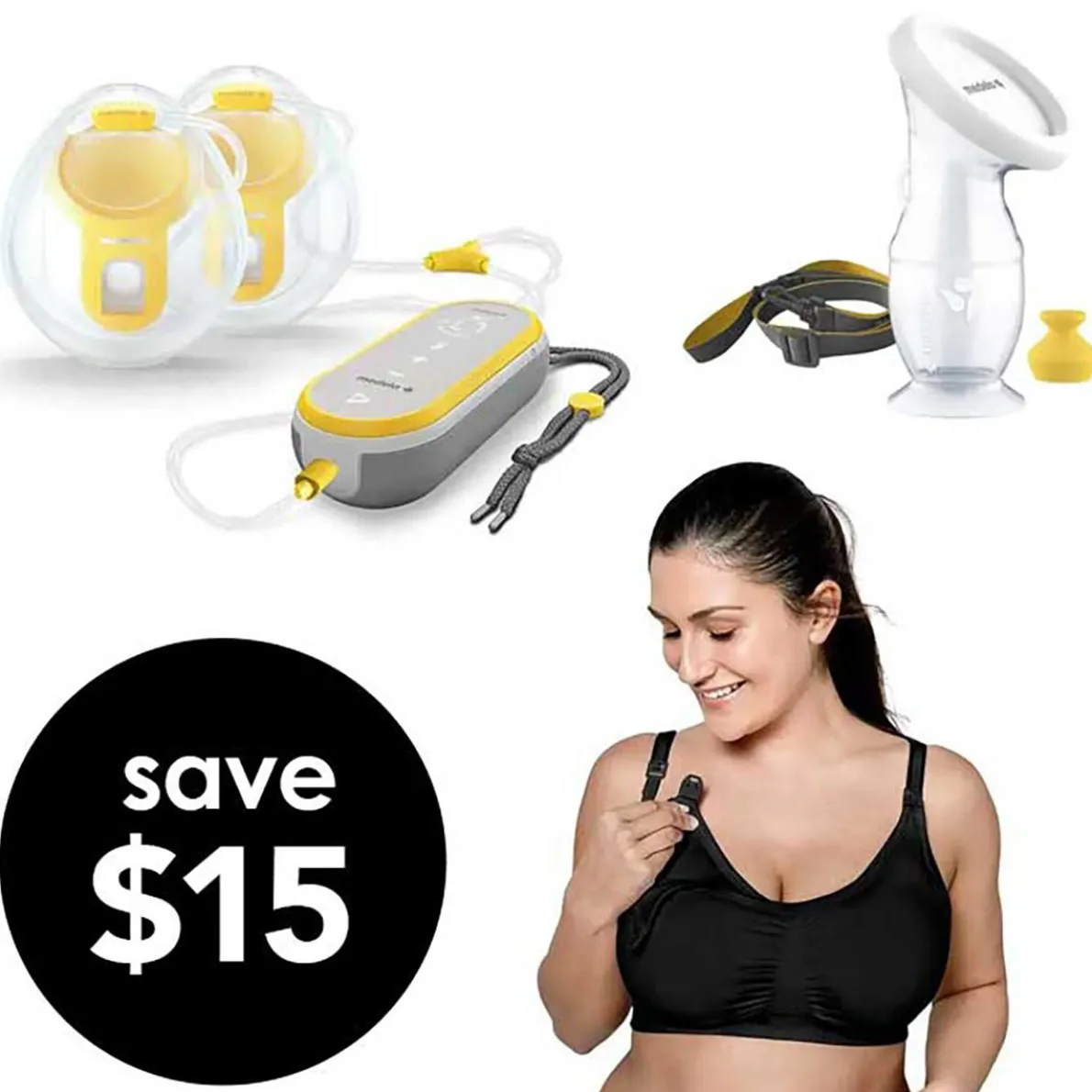 Freestyle Pump + 3-in-1 Pumping Bra + Silicone Collector