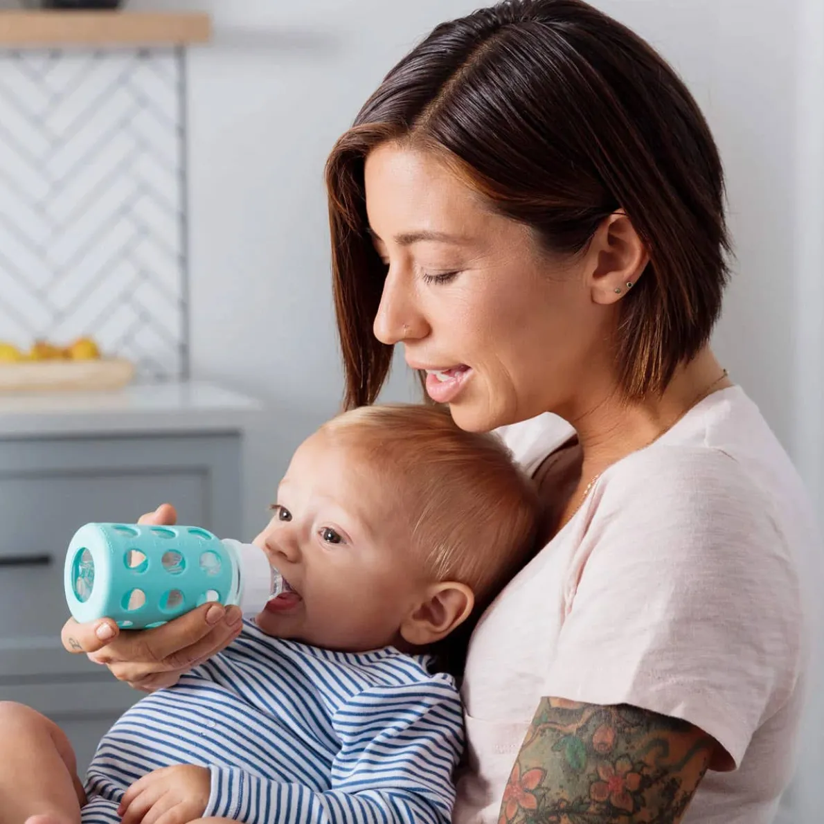 Glass Baby Bottle (4 oz)