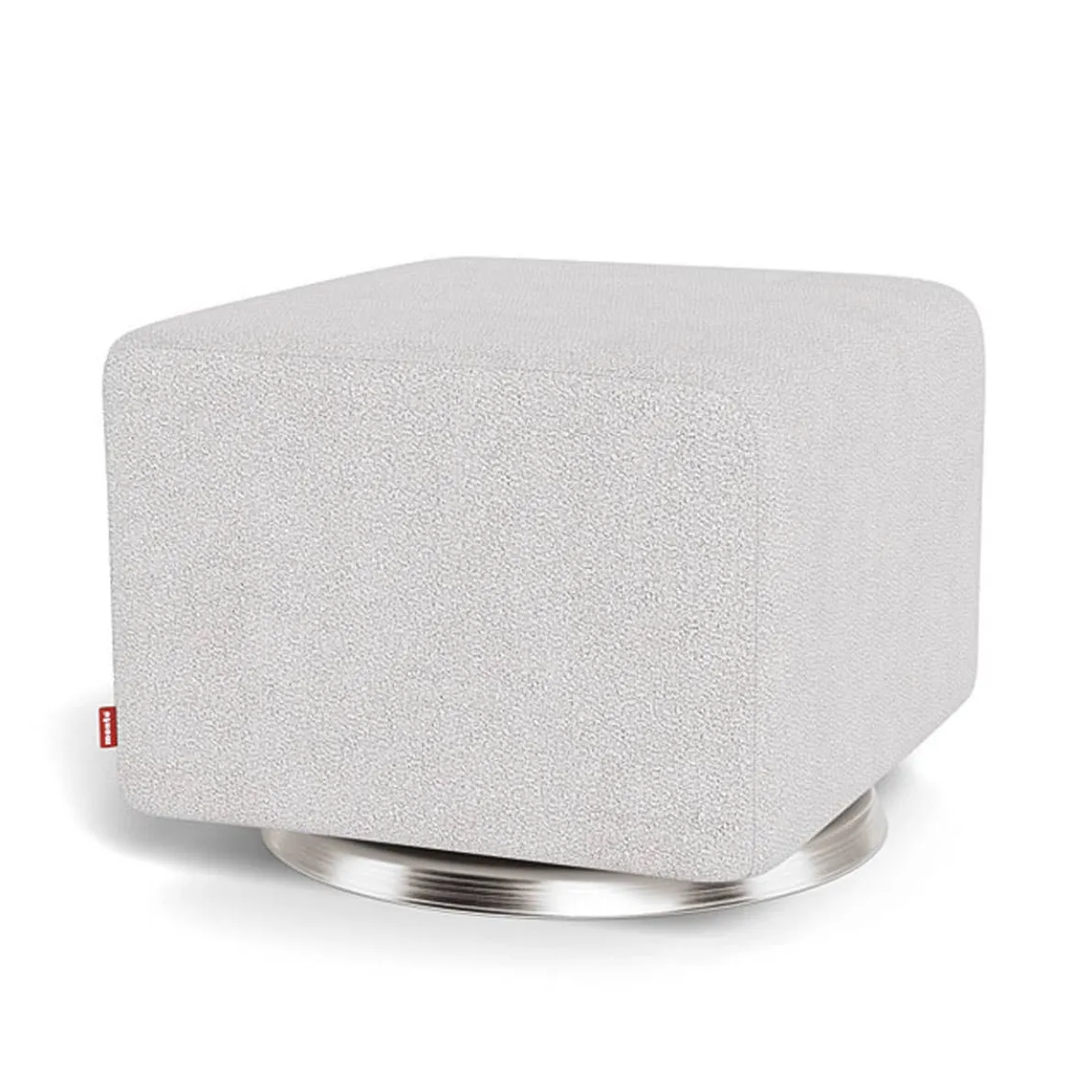 Gliding Ottoman - Fabric with Swivel Base